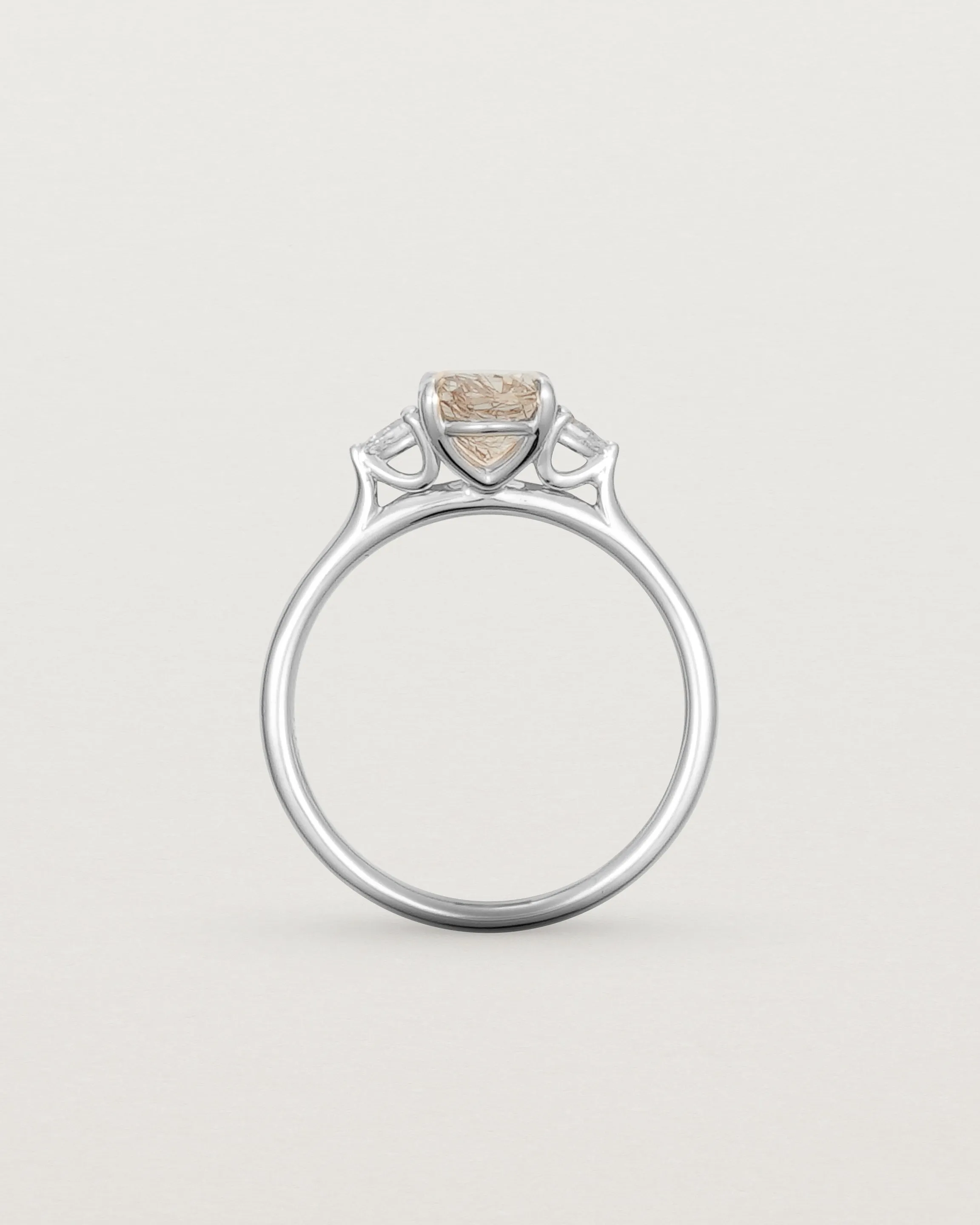 Delphine Ring | Rutilated Quartz & Diamonds