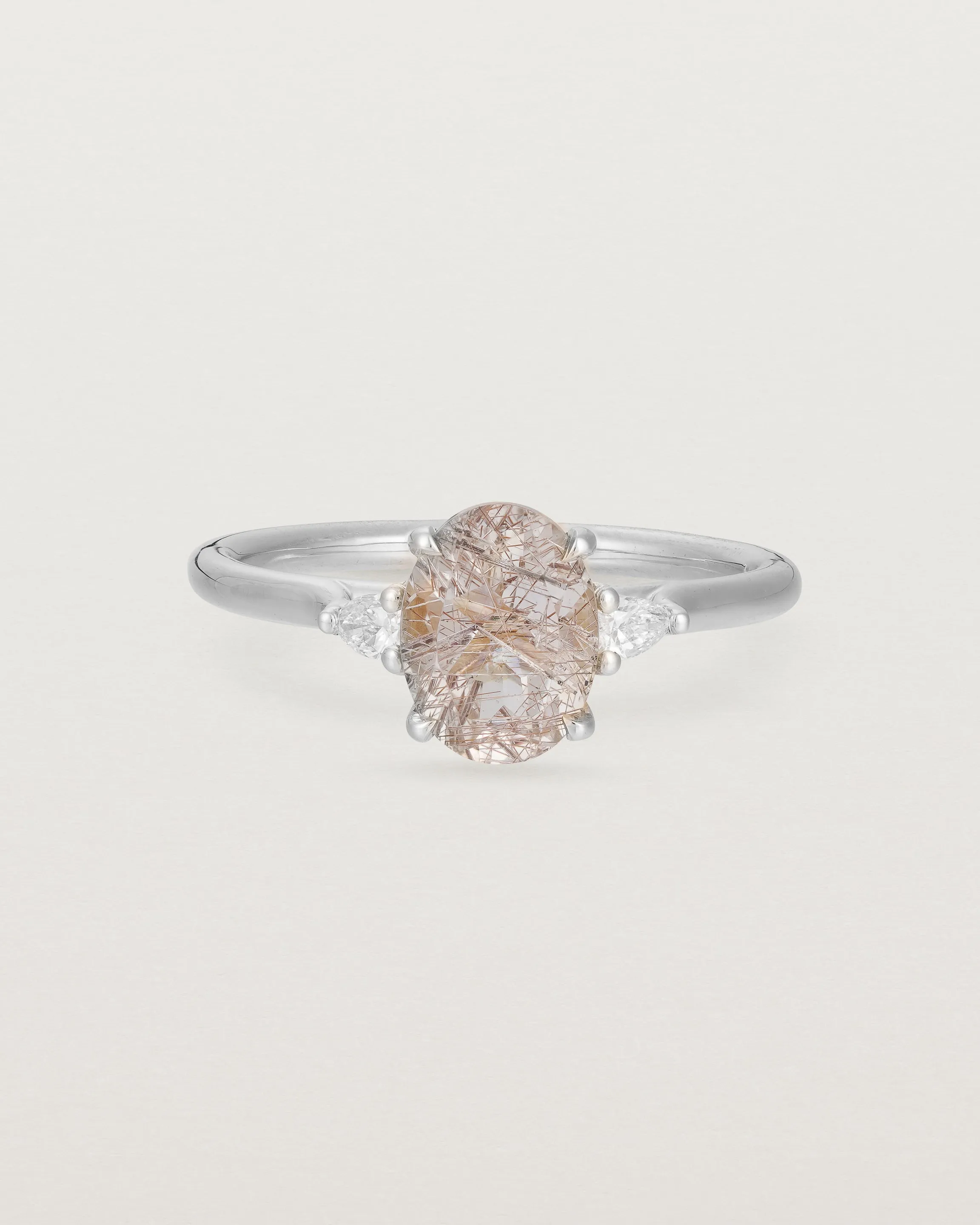 Delphine Ring | Rutilated Quartz & Diamonds
