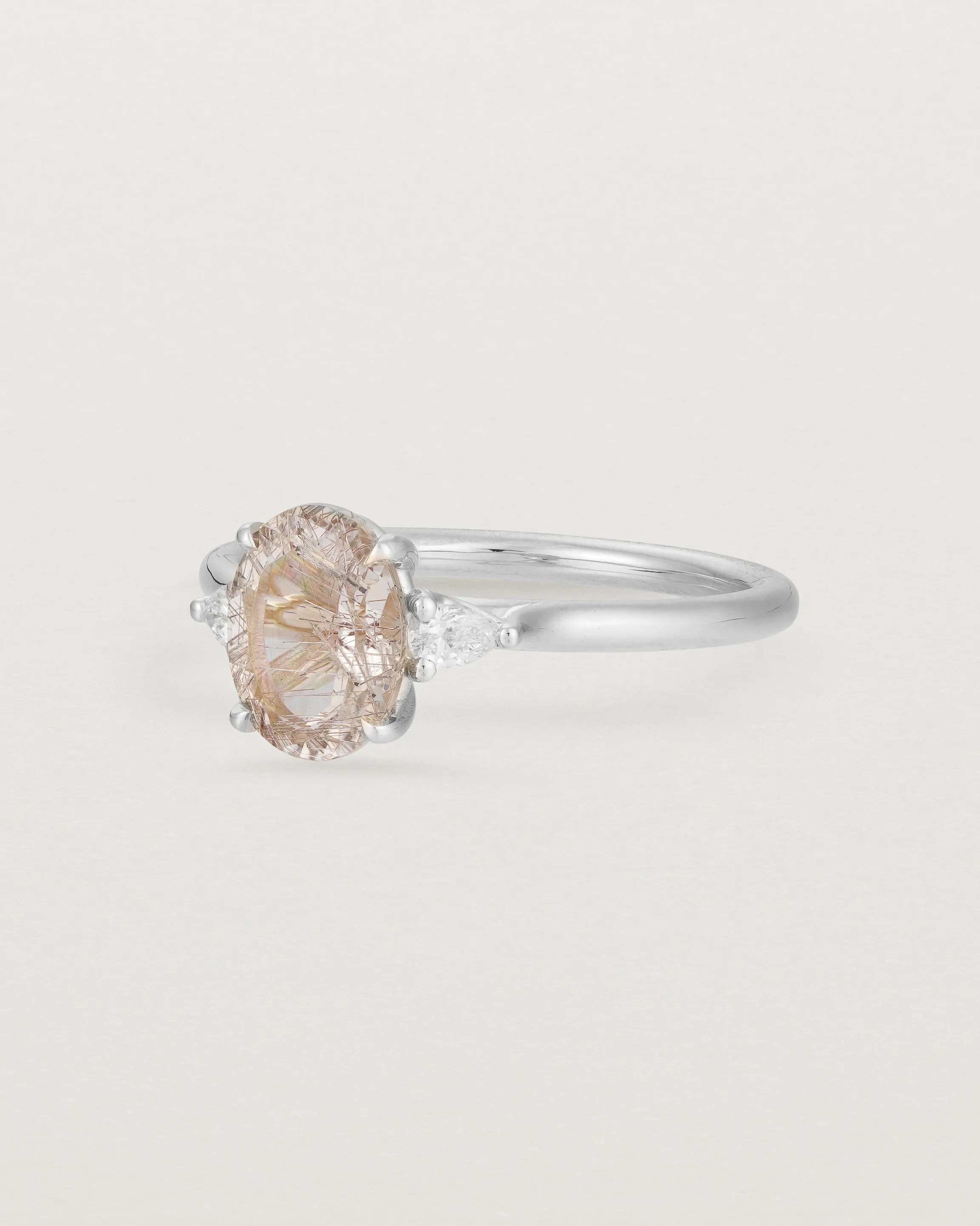 Delphine Ring | Rutilated Quartz & Diamonds