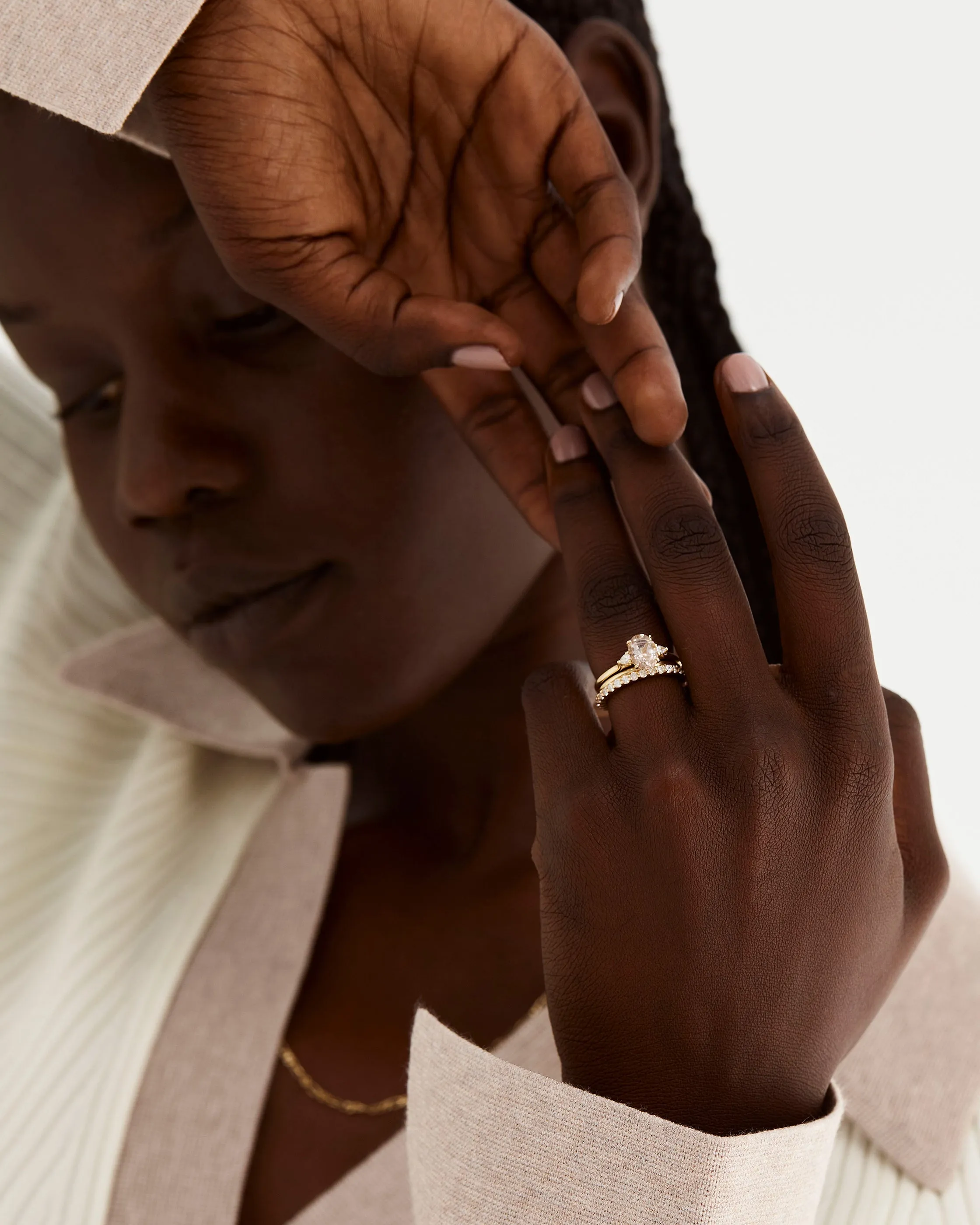 Delphine Ring | Rutilated Quartz & Diamonds