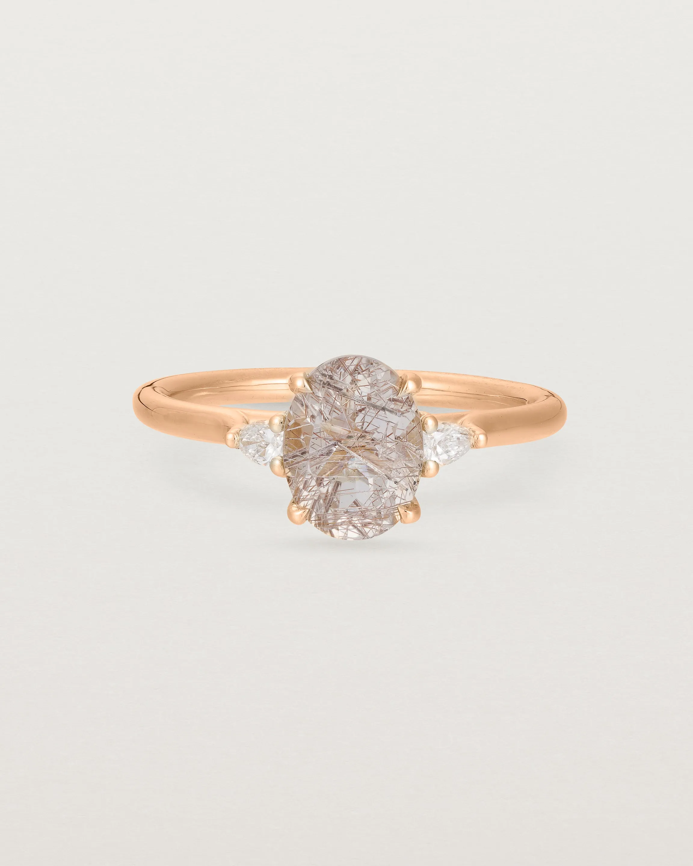 Delphine Ring | Rutilated Quartz & Diamonds