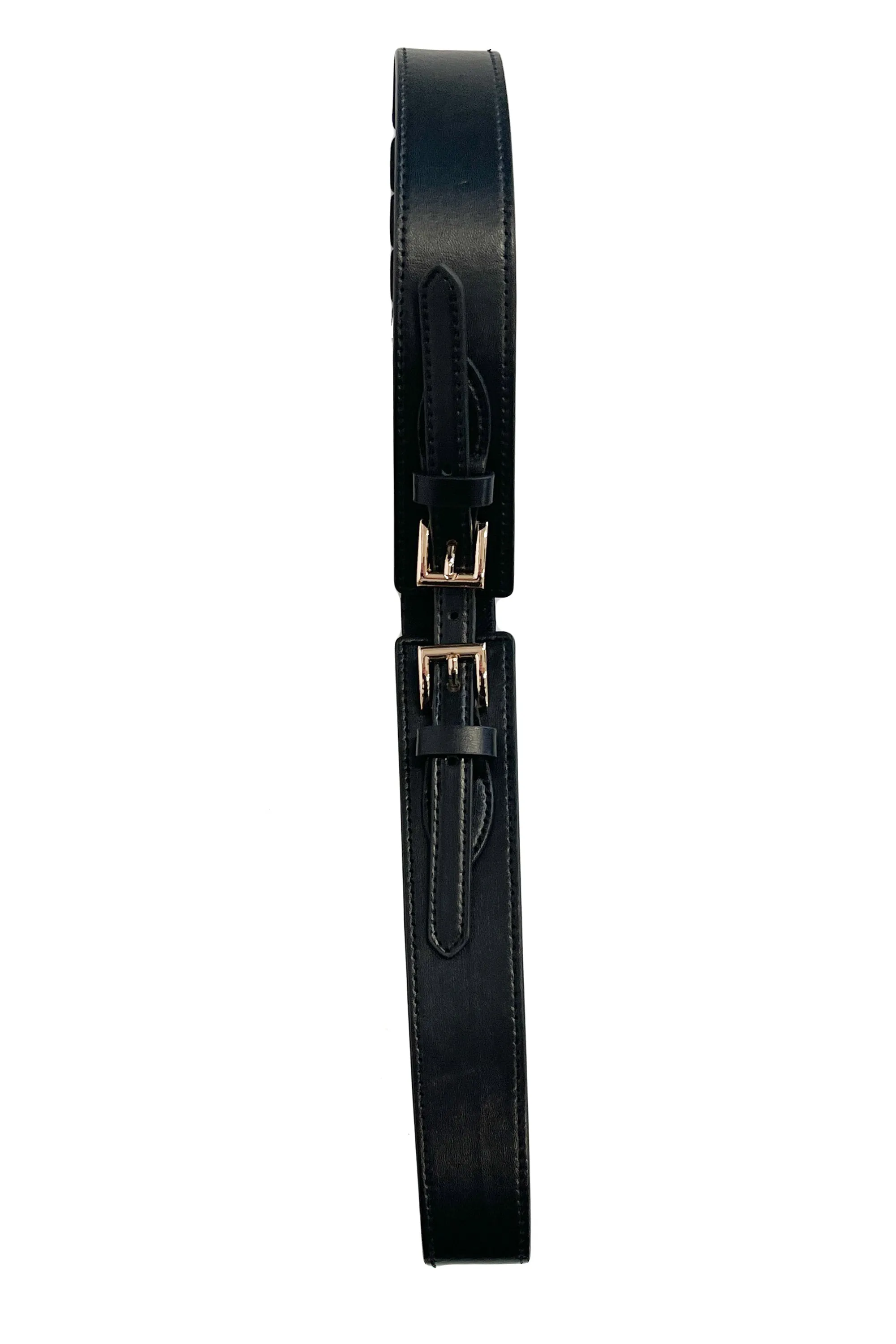 Elastic Heart Stretch Belt - Black - FINAL SALE