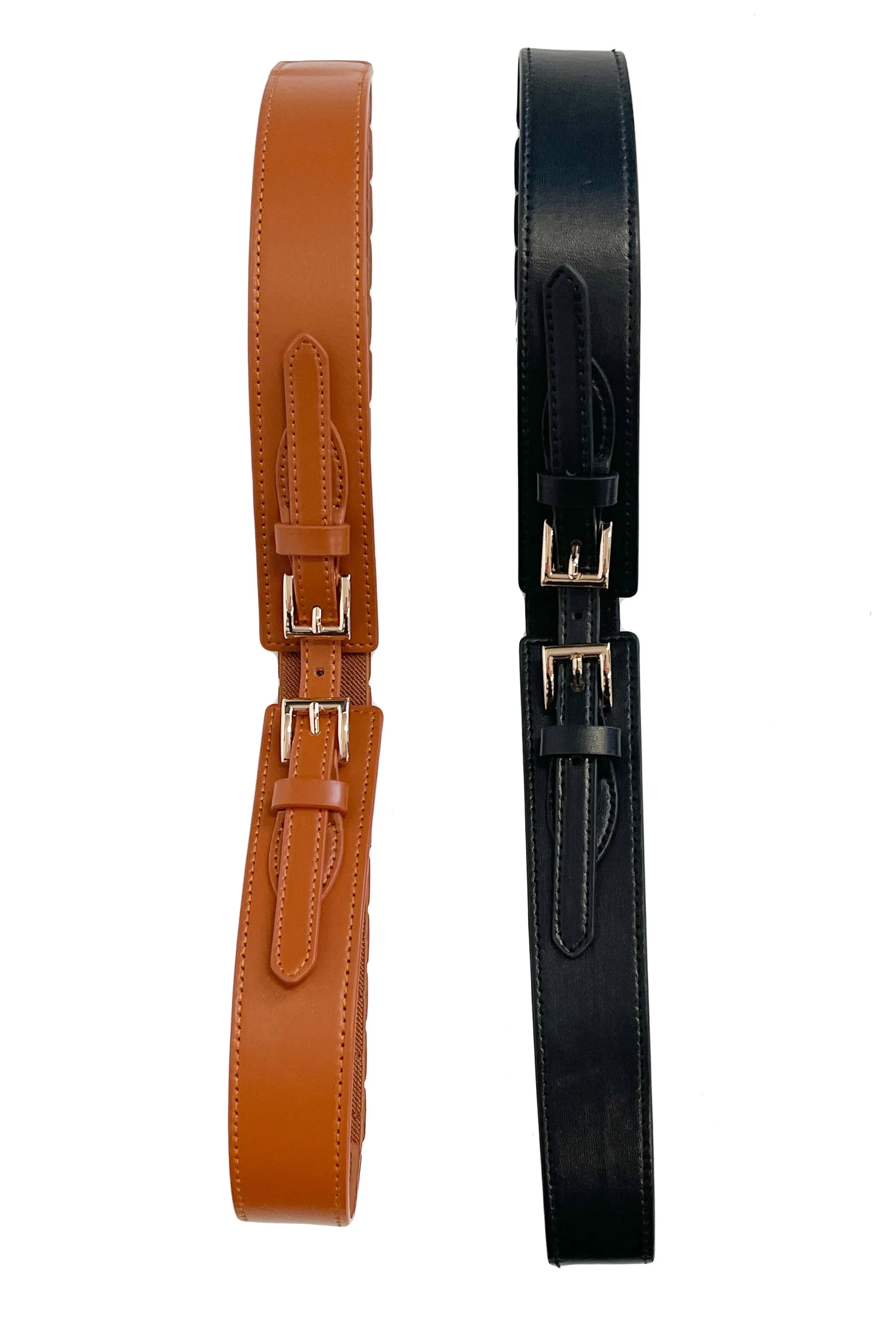 Elastic Heart Stretch Belt - Black - FINAL SALE