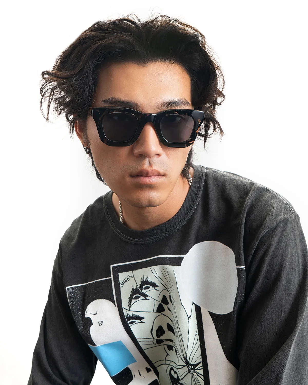 Elia Post Modern Primitive Eye Protection - Tri-Tortoise/Black