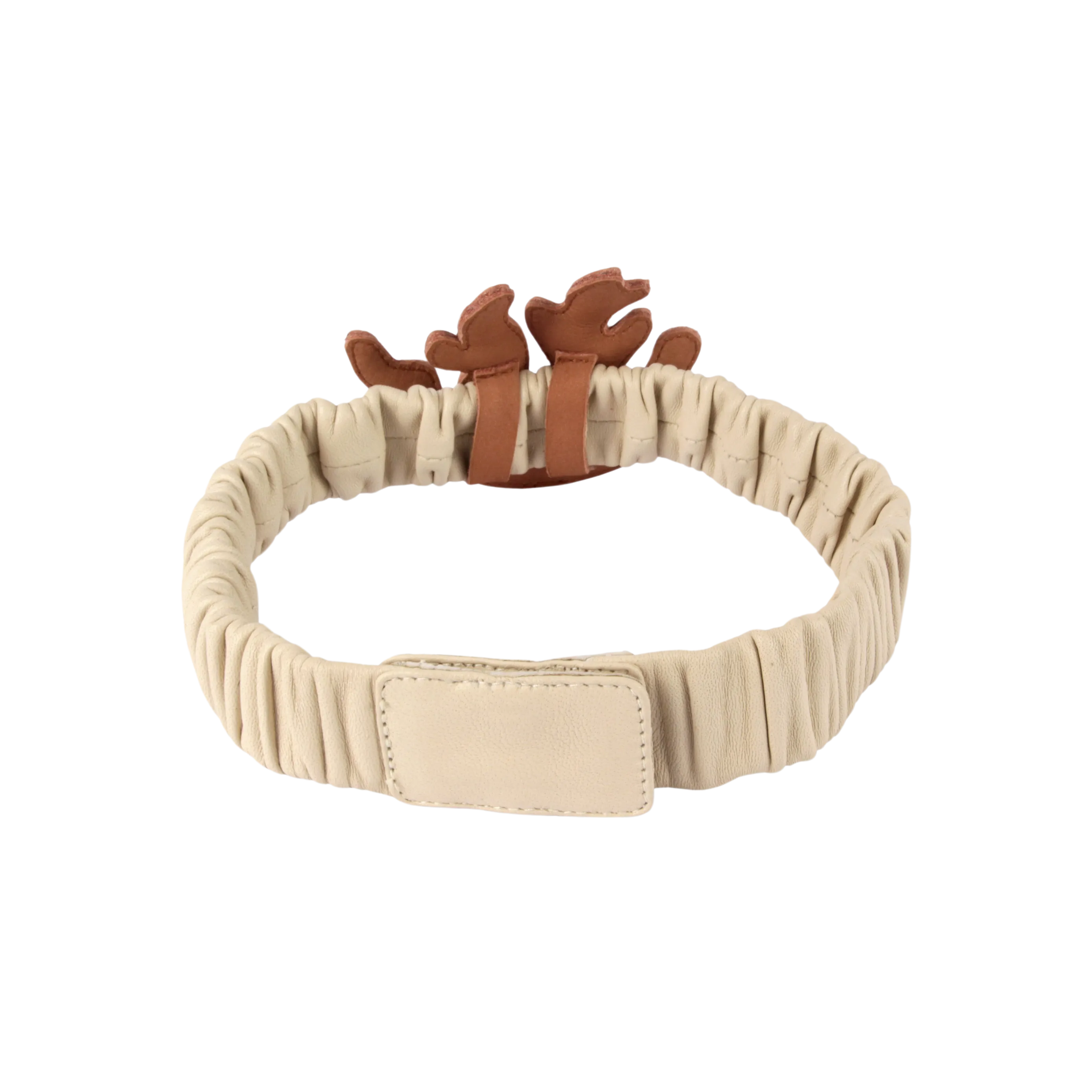 Ella Belt | Coral | Walnut Nubuck