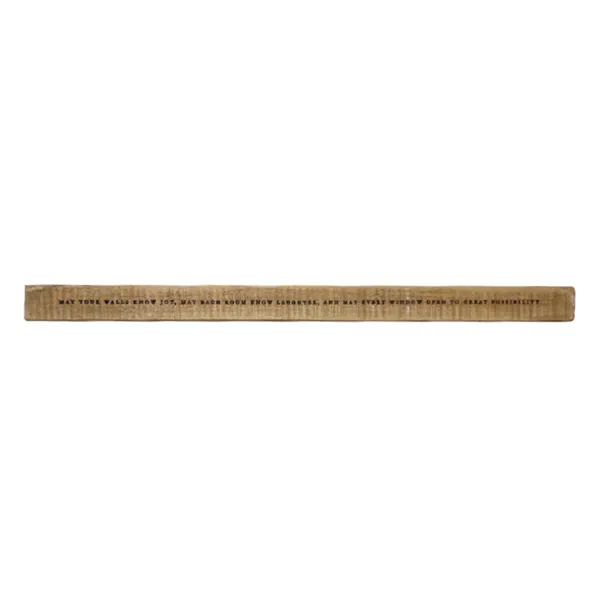 Engraved Timberwood Shelf