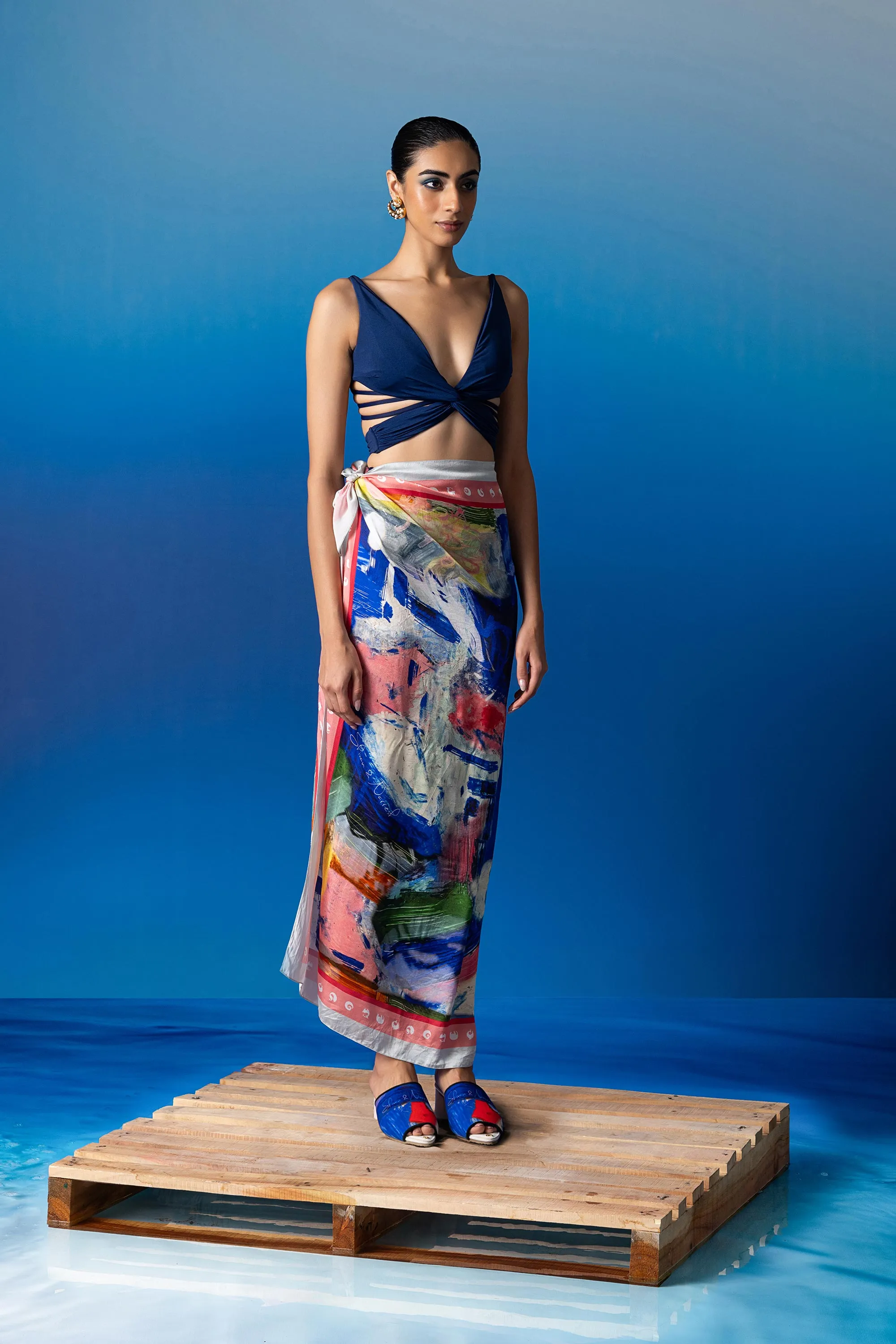 Foxfires Silk IconoScarf