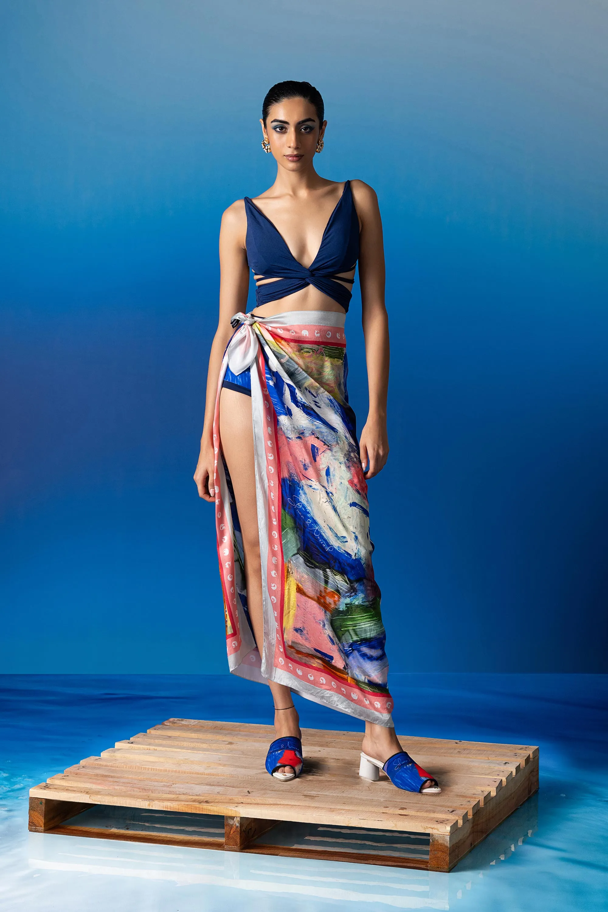 Foxfires Silk IconoScarf