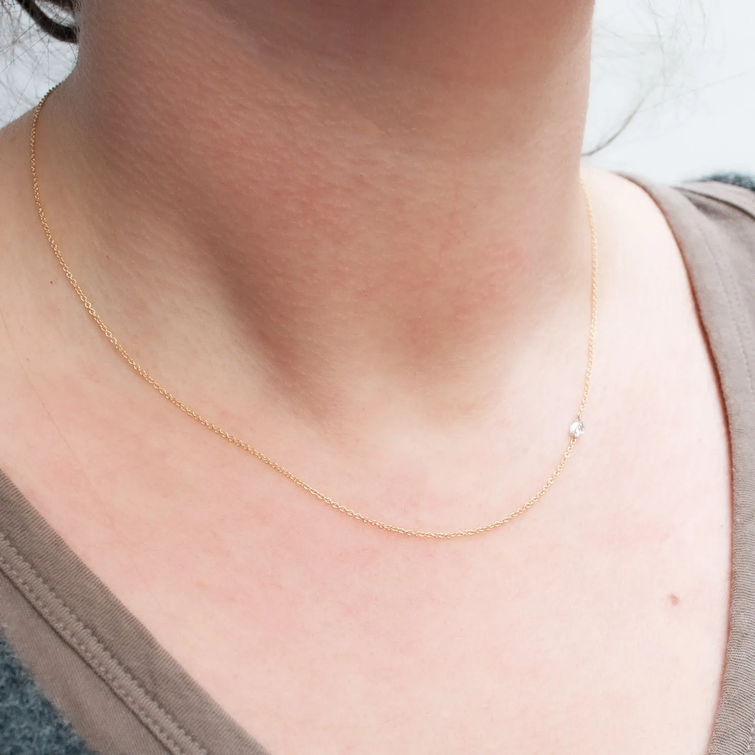 Free Set Marquise Diamond Necklace