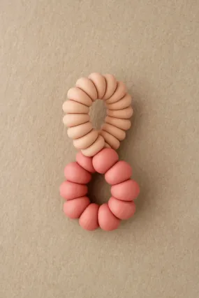 Freezer Teether - Twist | Maroon