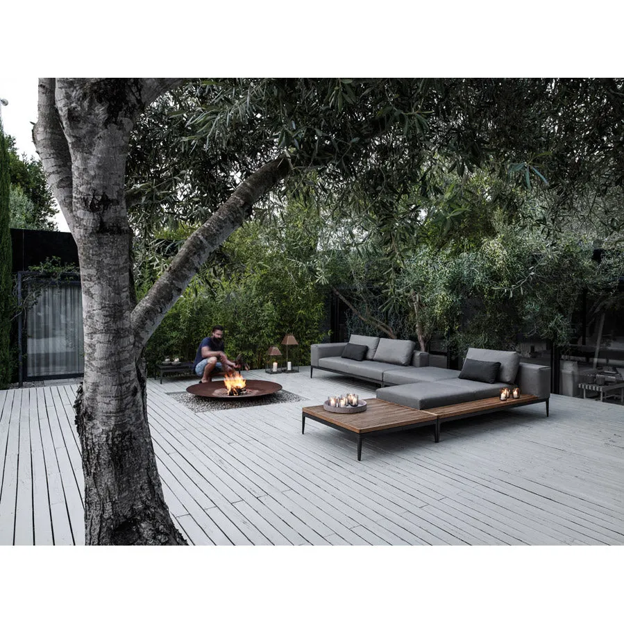 Gloster Grid Lounge Ottoman
