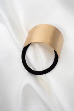 Half-Dome Metallic Hair Tie