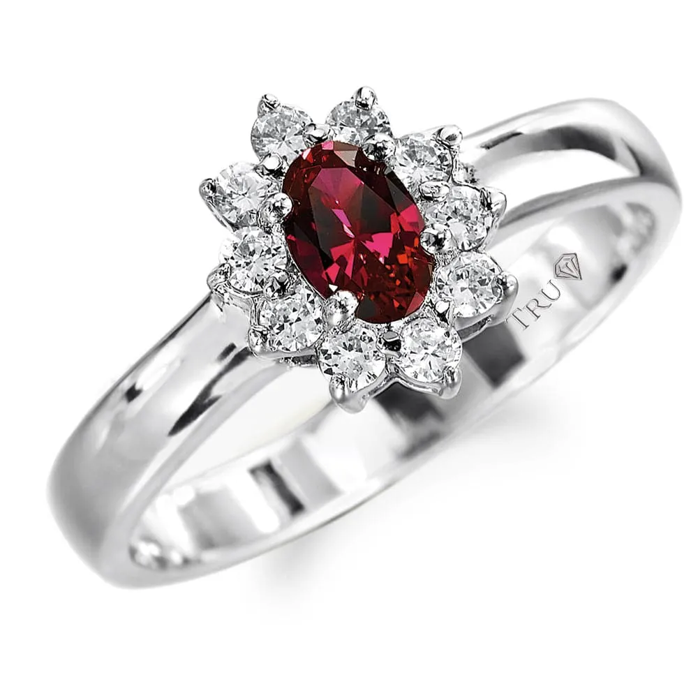 Exquisite Imperial Tru-Ruby Engagement Ring