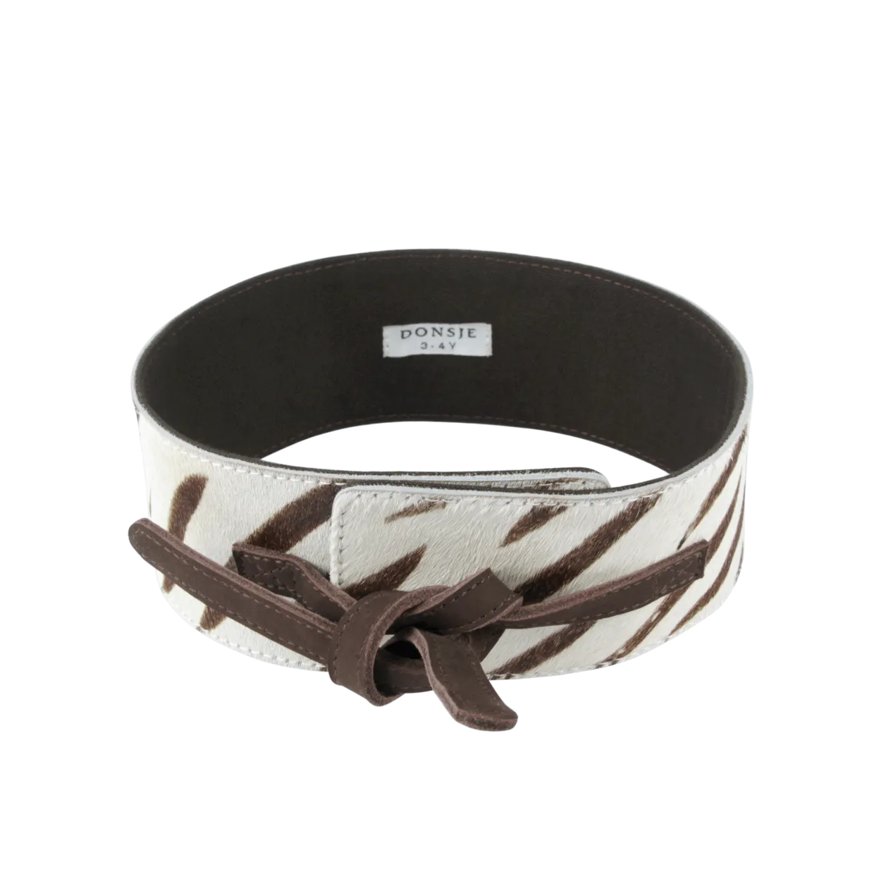 Isah Belt | Zebra | Zebra Striped Cow Hair
