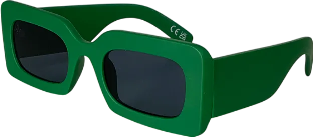 jeepers peepers Chunky Rectangle Frames In Green One Size