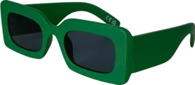 jeepers peepers Chunky Rectangle Frames In Green One Size