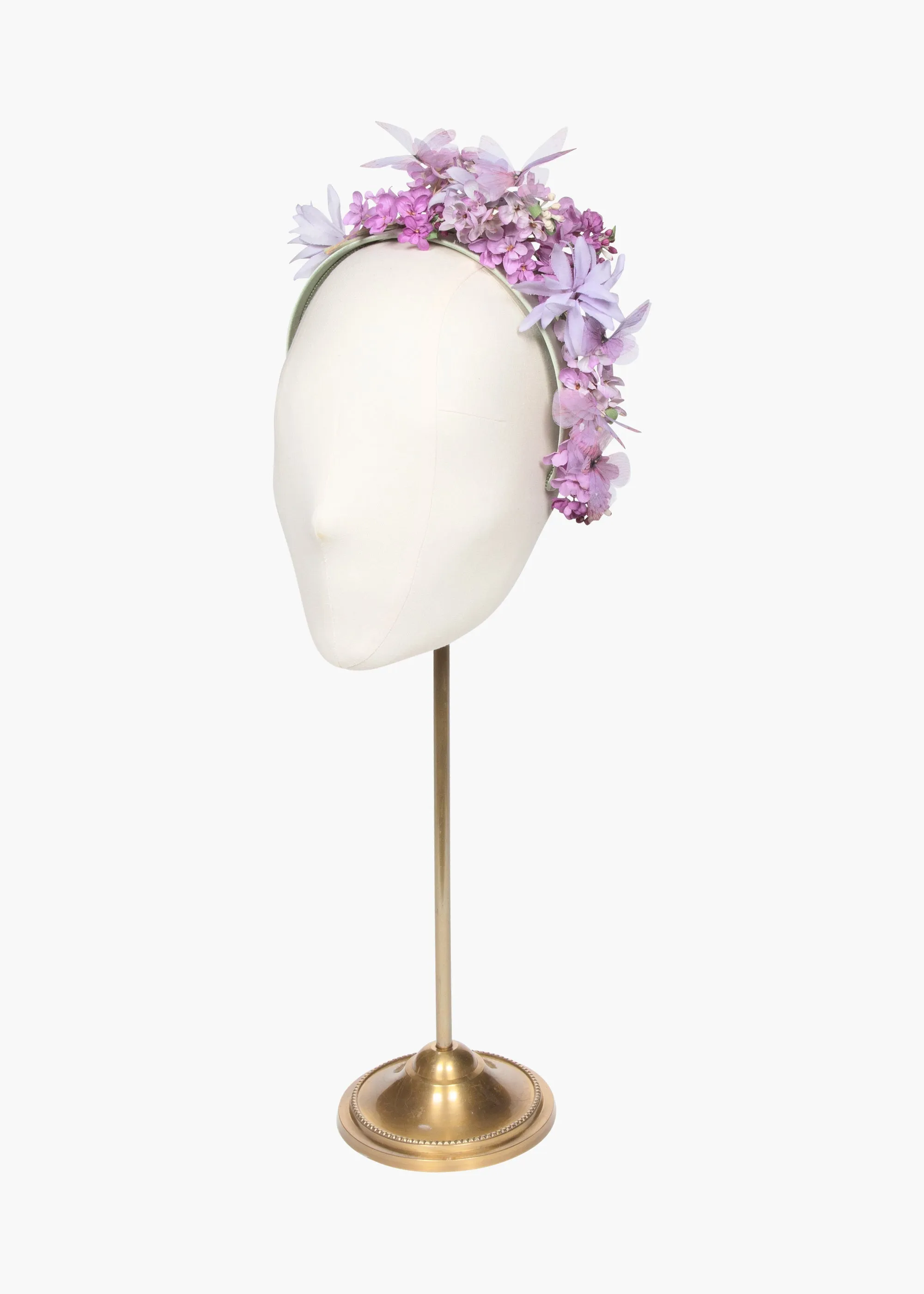 Jennifer Behr x New York Vintage Loretta Headband -- Lilac