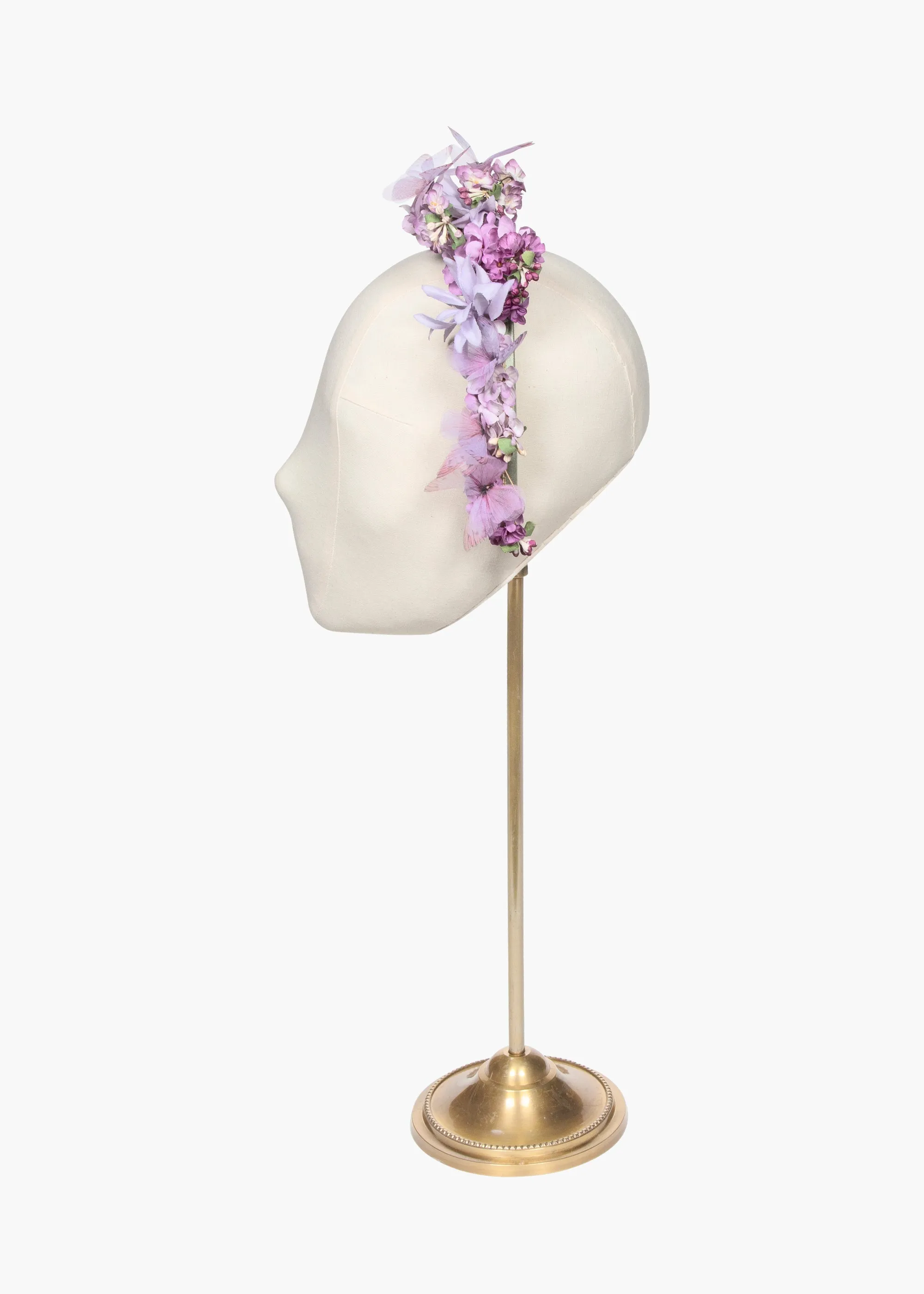 Jennifer Behr x New York Vintage Loretta Headband -- Lilac