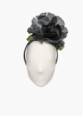 Jennifer Behr x New York Vintage Nanette Headpiece -- Black