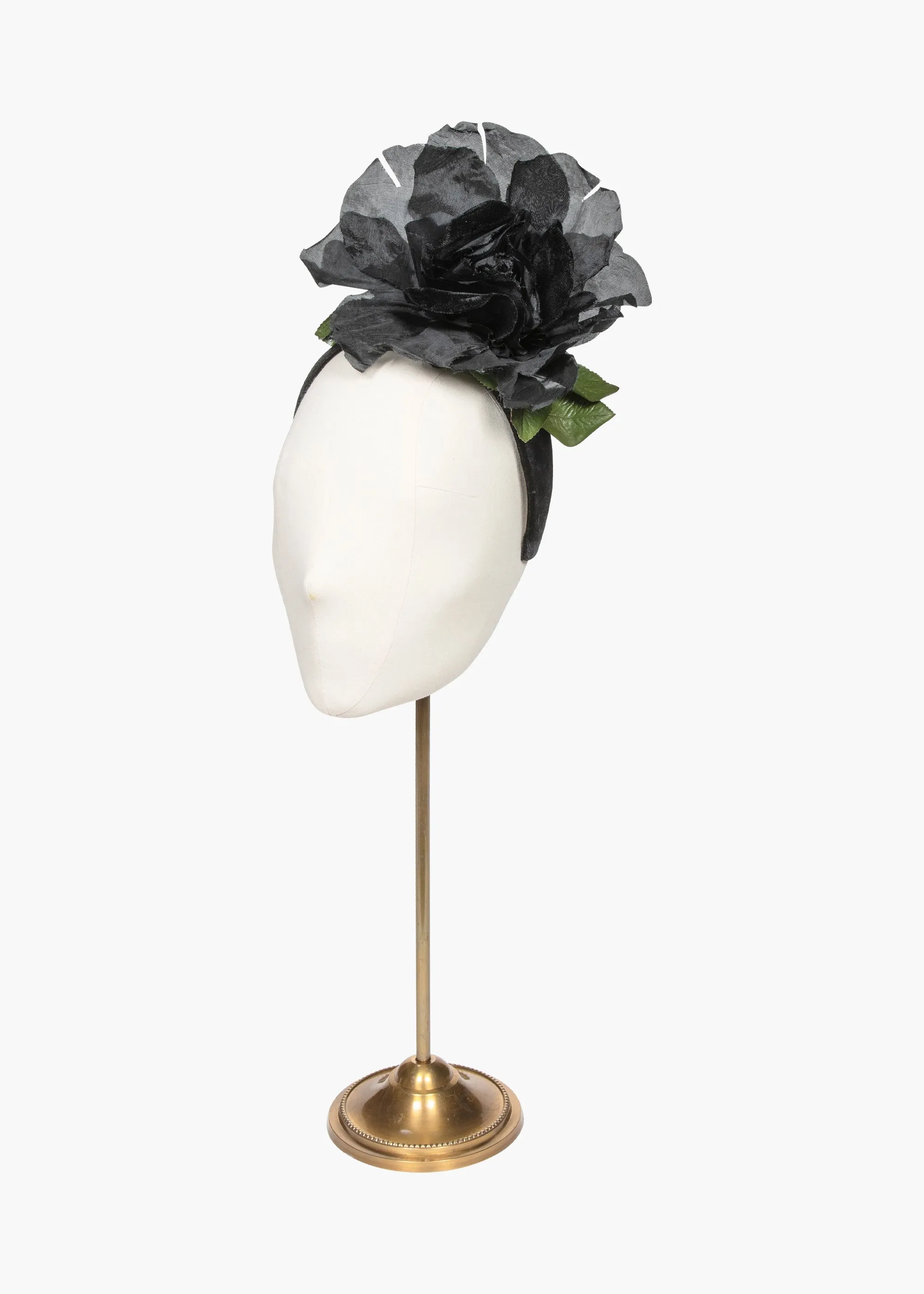 Jennifer Behr x New York Vintage Nanette Headpiece -- Black