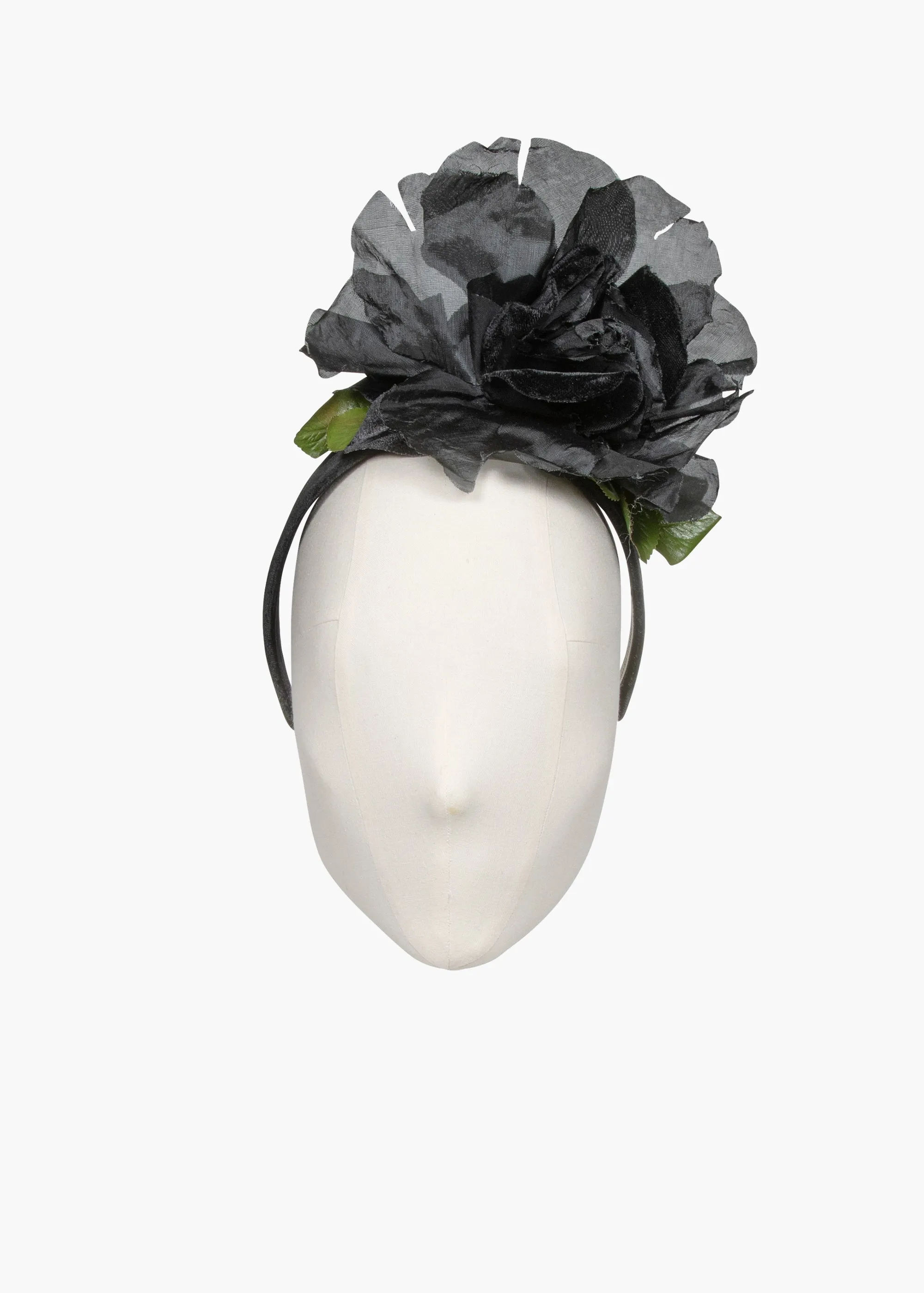 Jennifer Behr x New York Vintage Nanette Headpiece -- Black
