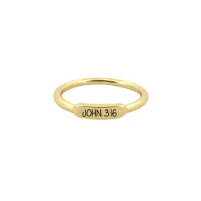 John 3:16 Ring (Ready to Ship)