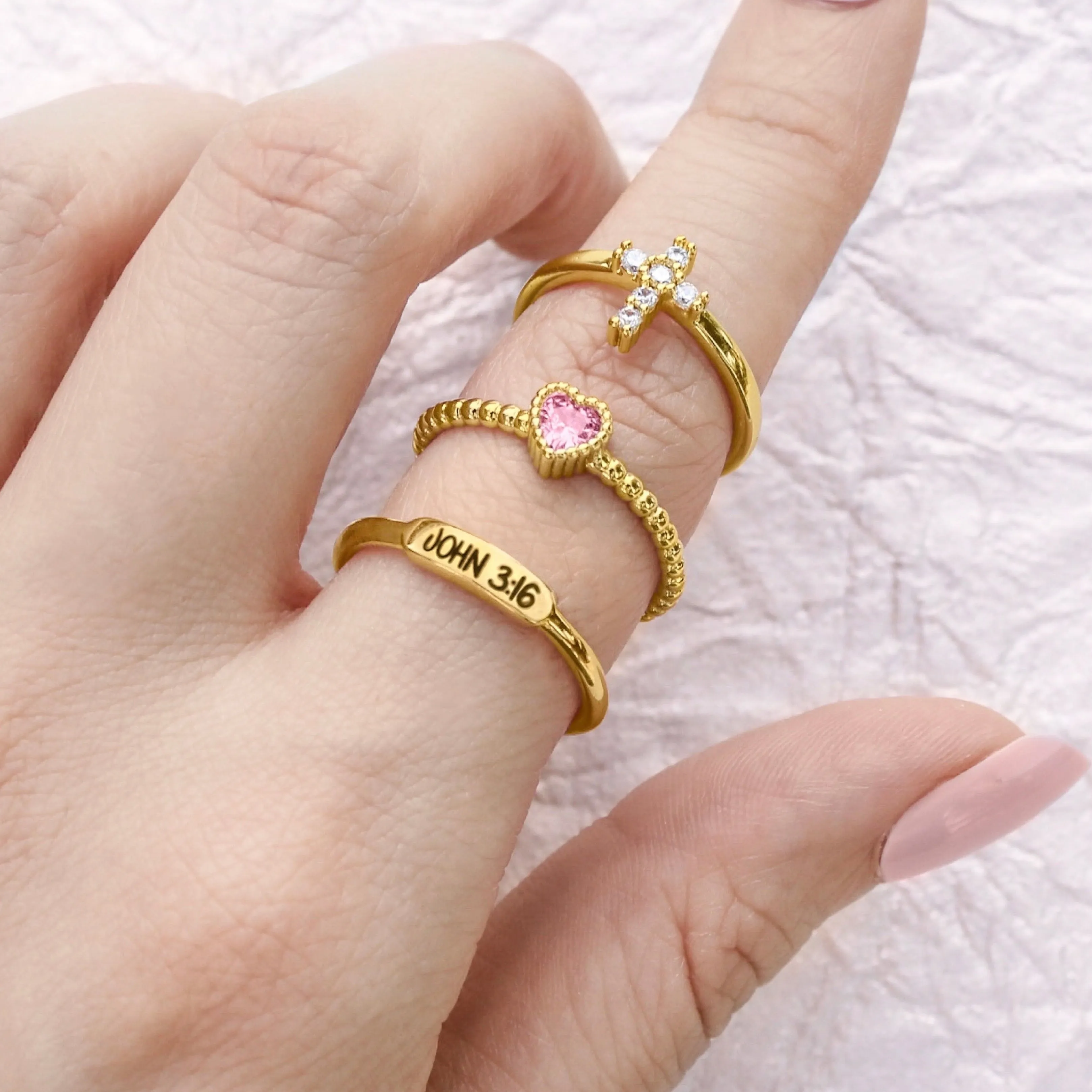John 3:16 Ring (Ready to Ship)
