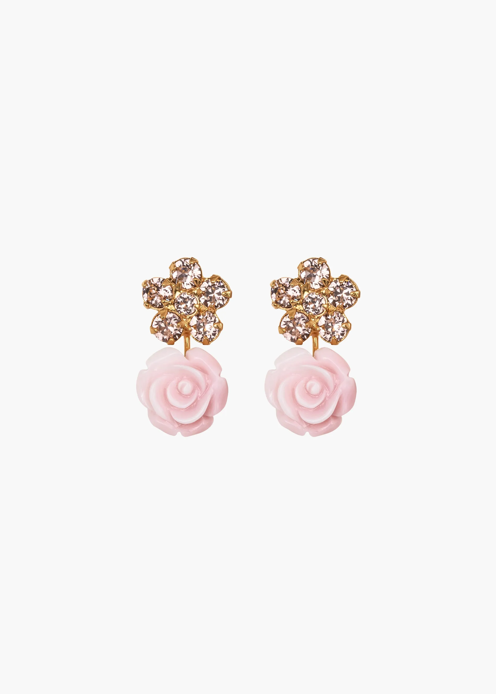 Kali Earrings -- Antique Rose
