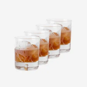 Keeneland Racing Rocks Glasses S/4