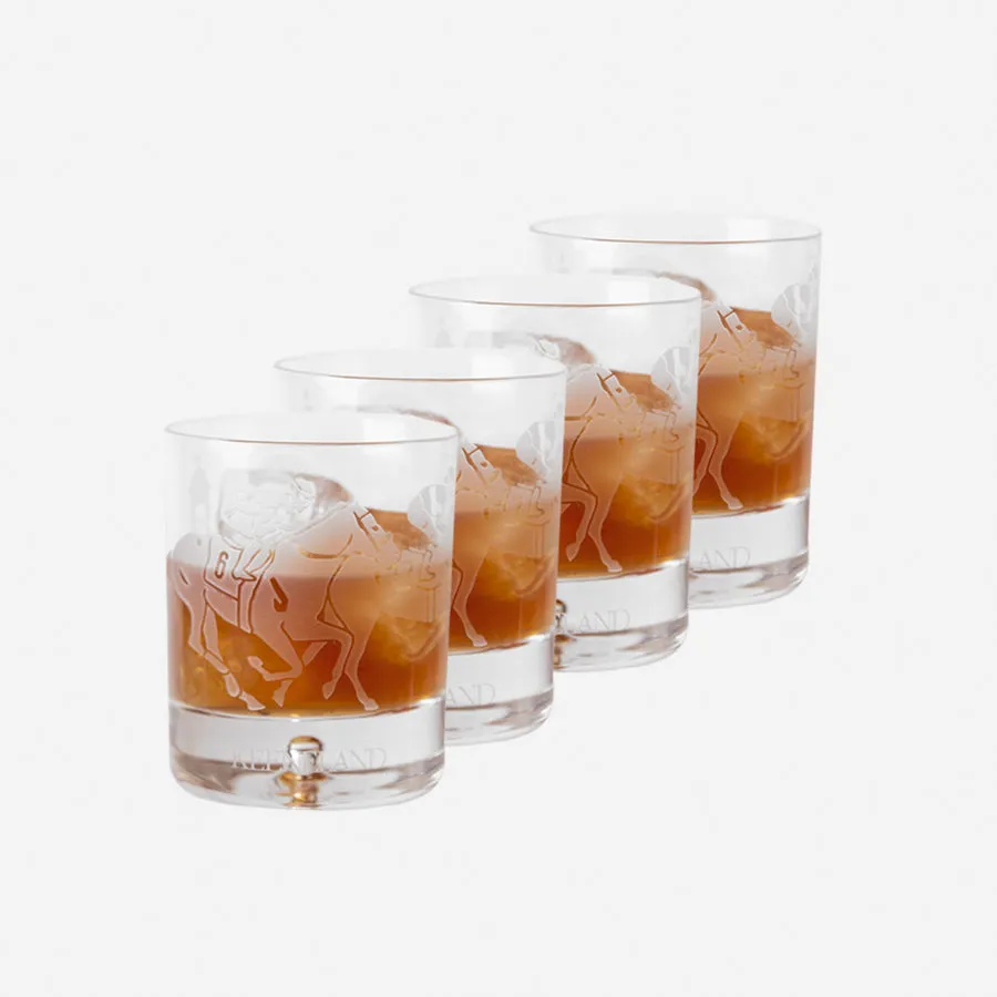 Keeneland Racing Rocks Glasses S/4