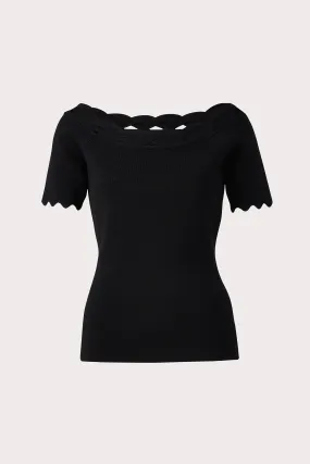 Keyhole Twist Trim Top