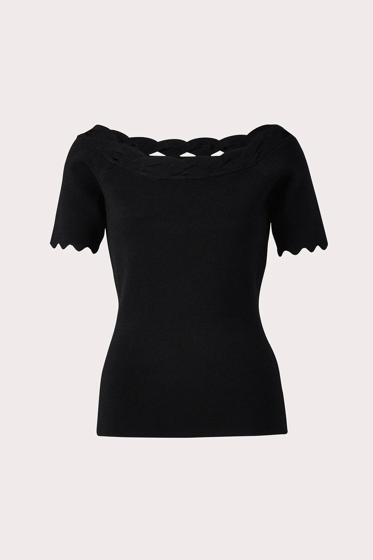 Keyhole Twist Trim Top