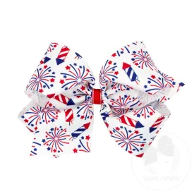 King Firecracker Printed Bow
