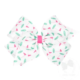 King Golf Course Printed Bow