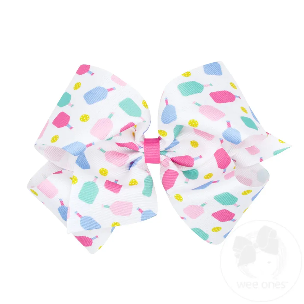 King Pickleball Printed Bow