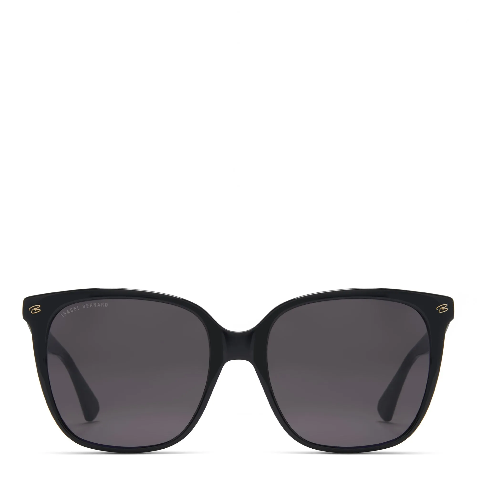 La Villette Raison black square sunglasses with black lenses