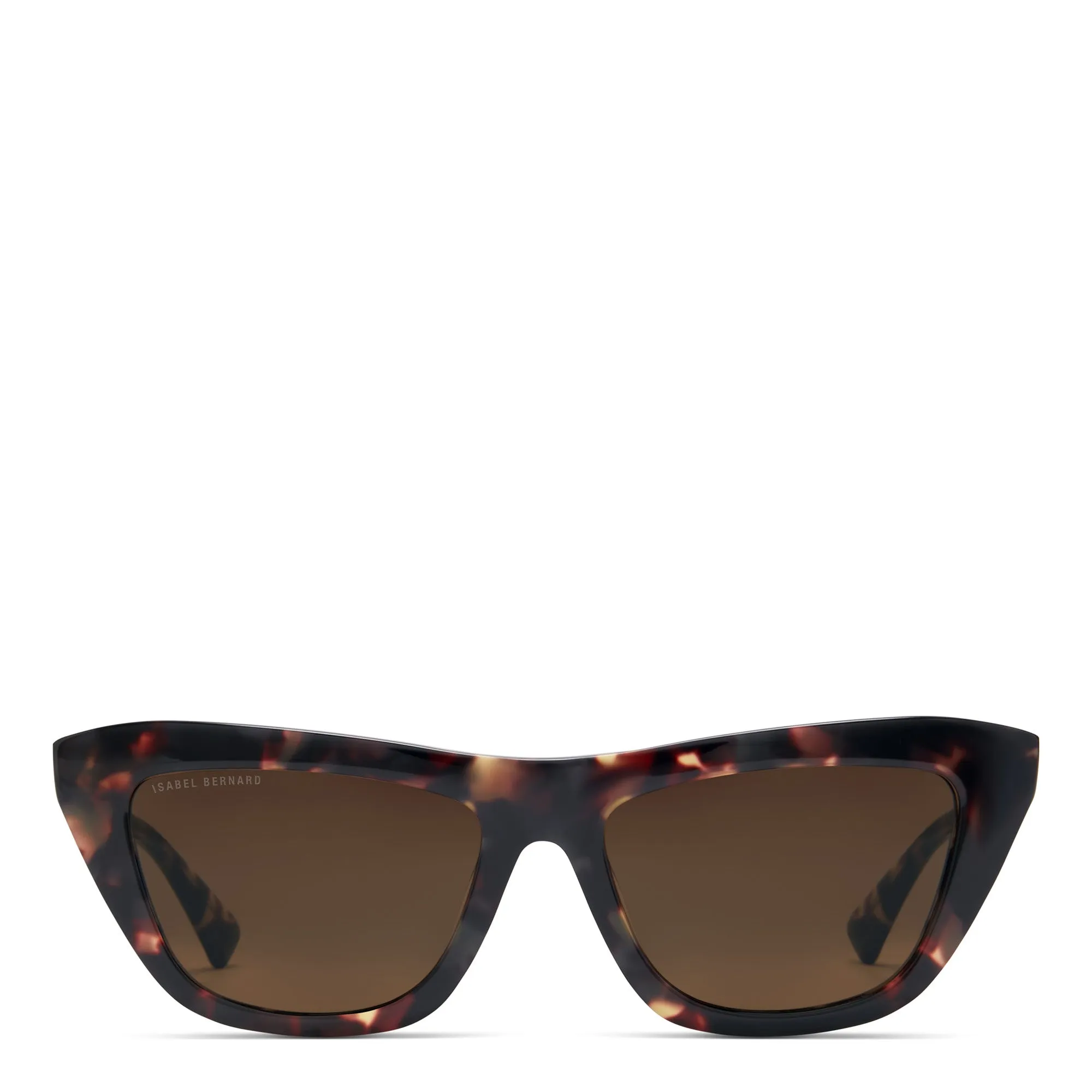 La Villette Roselin brown tortoise cat eye sunglasses with brown lenses