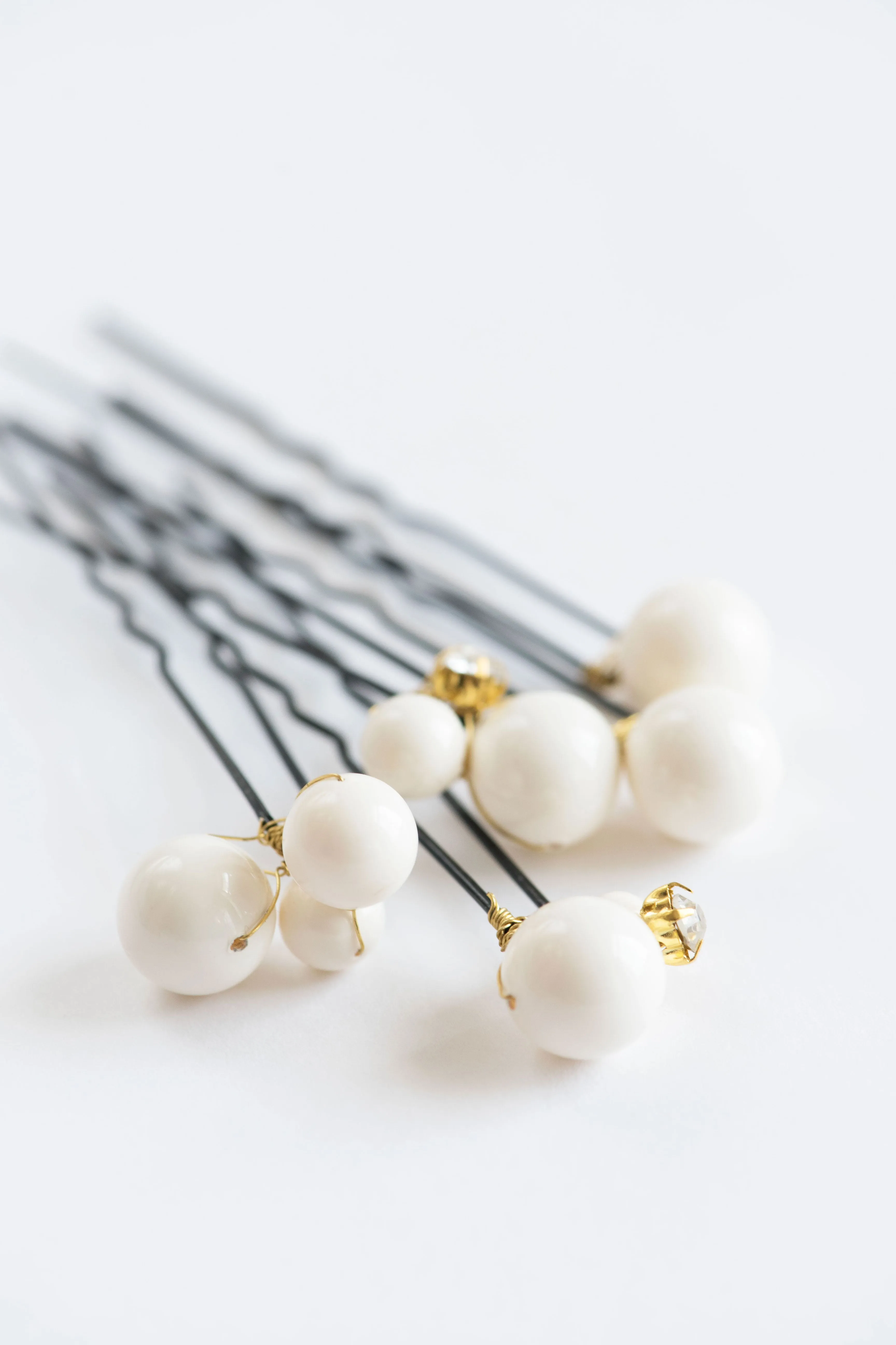 Large pearl hair pins - ALSA