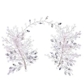Luxurious Rhinestone Beaded  Women's Tiaras | Bridelily