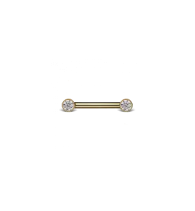 Maria Tash Zirconia Engraved Cup Nipple Piercing 14K