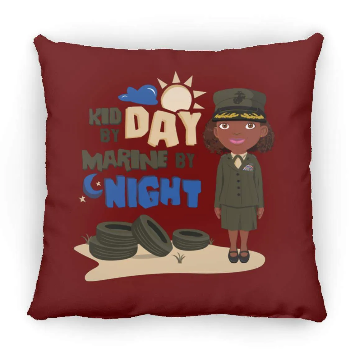 Marine Throw Pillow 16x16