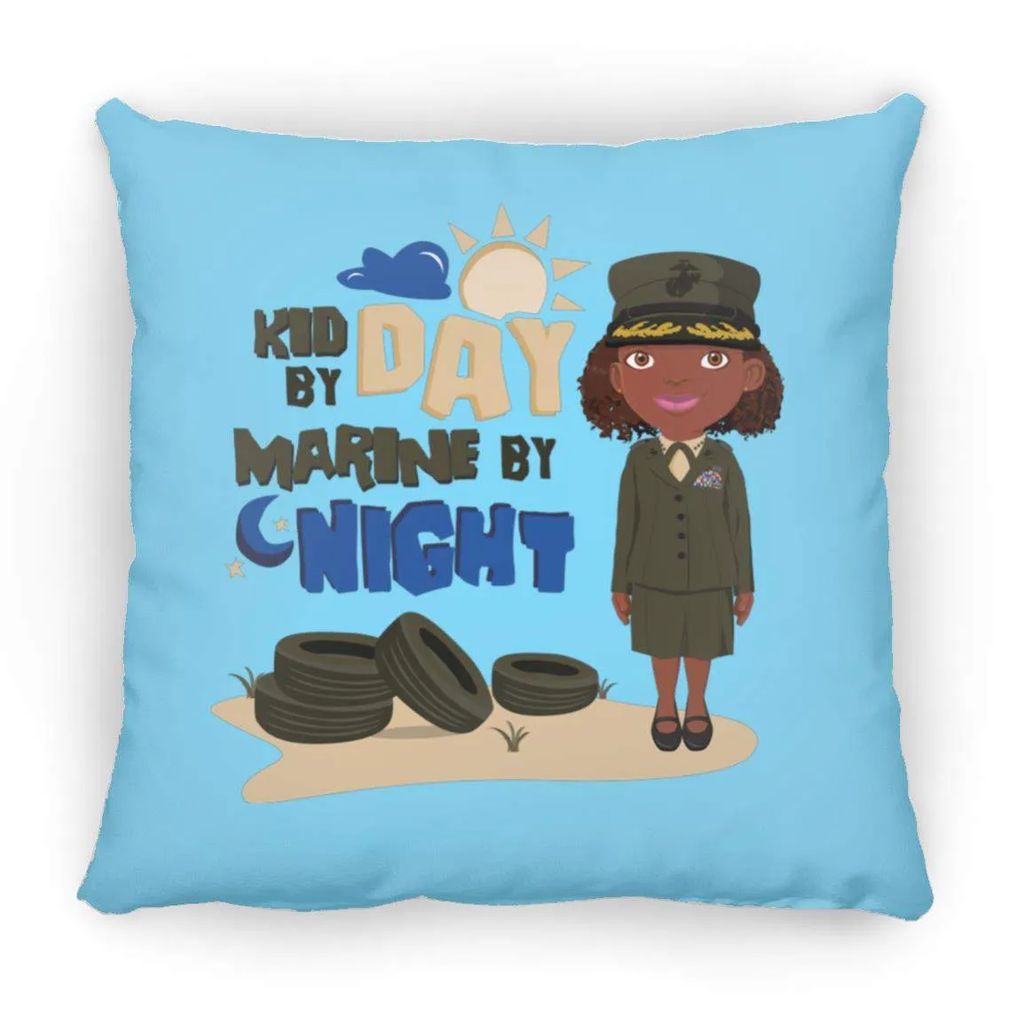 Marine Throw Pillow 16x16