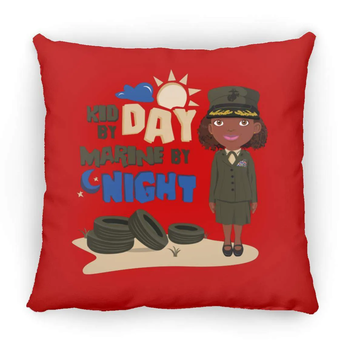 Marine Throw Pillow 16x16