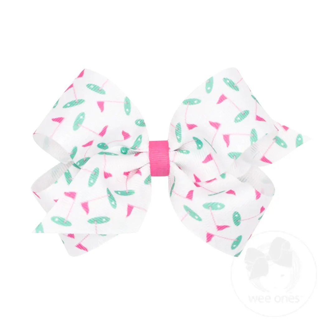 Medium Golf Course Printed Bow