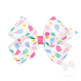 Medium Pickleball Printed Bow