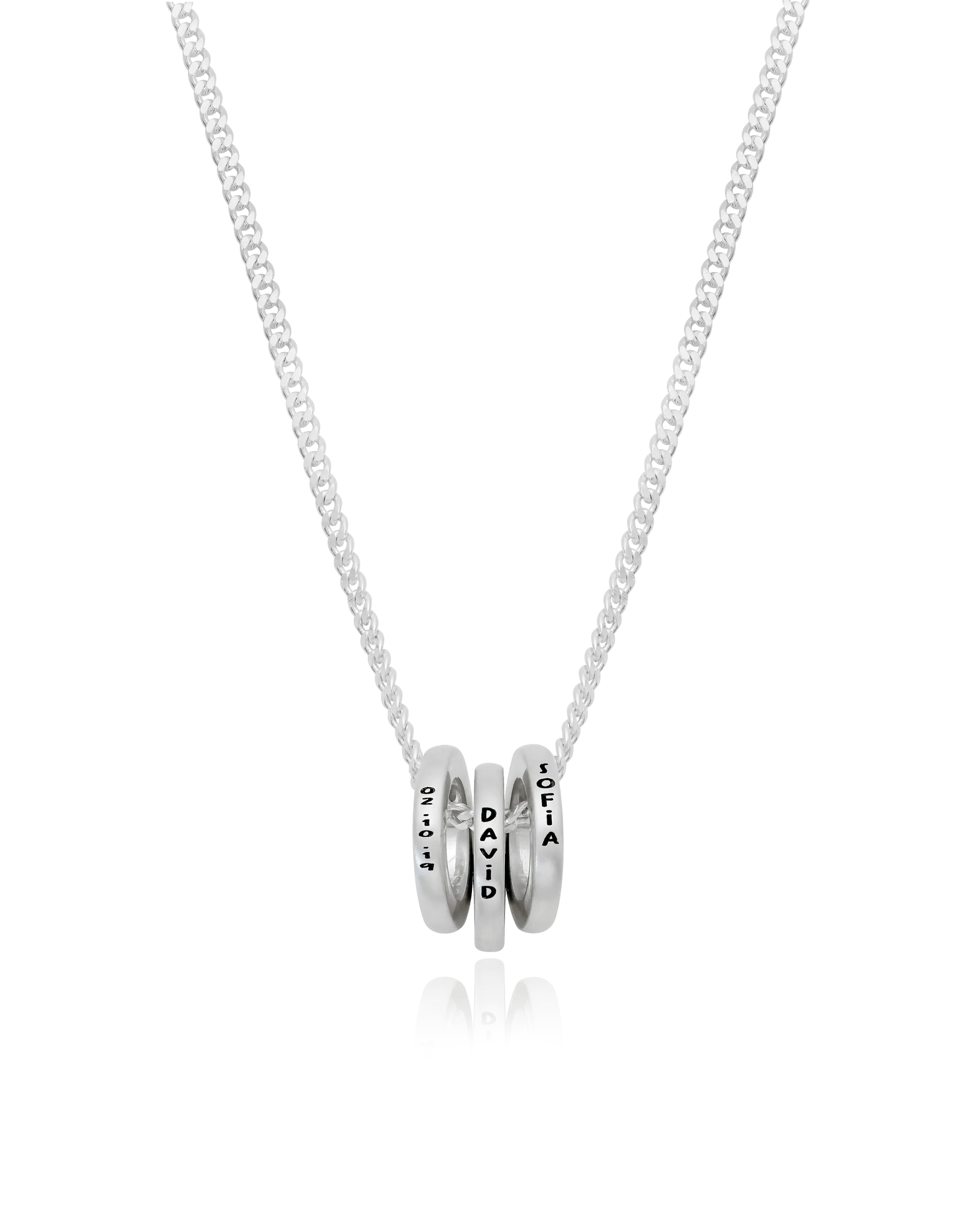 Men Circle of Life Necklace - 18K Gold Vermeil