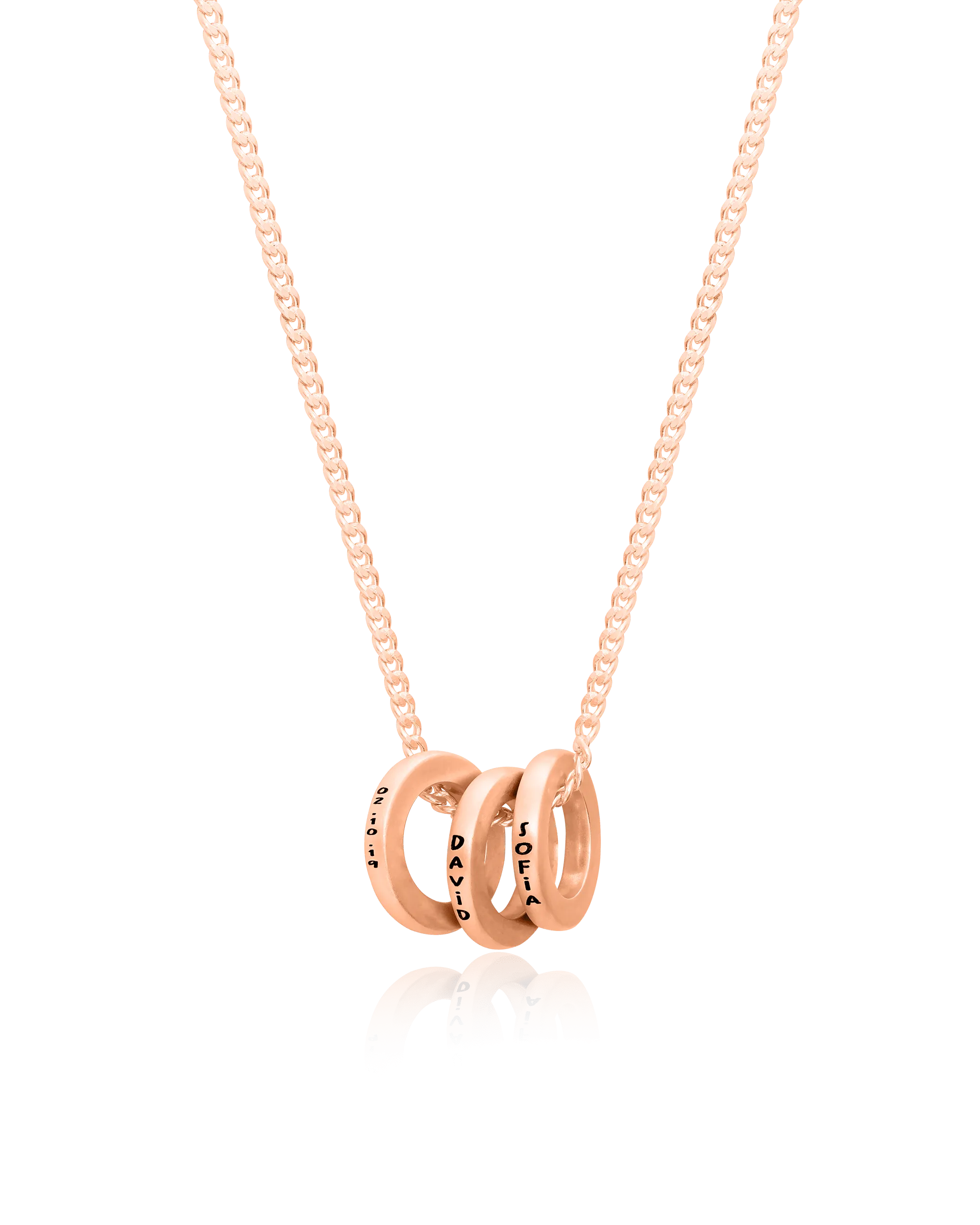 Men Circle of Life Necklace - 18K Gold Vermeil