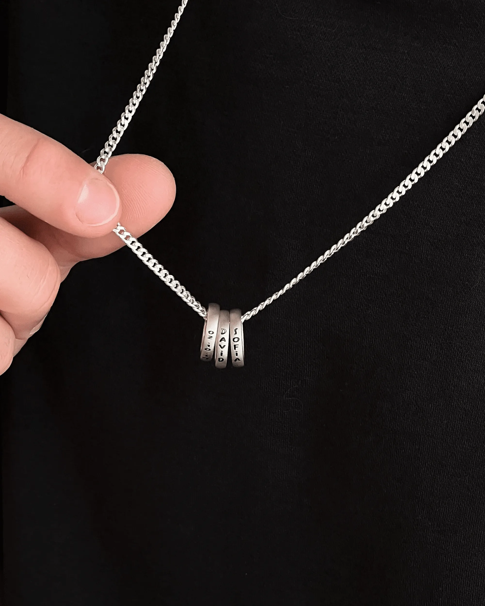 Men Circle of Life Necklace - 18K Gold Vermeil