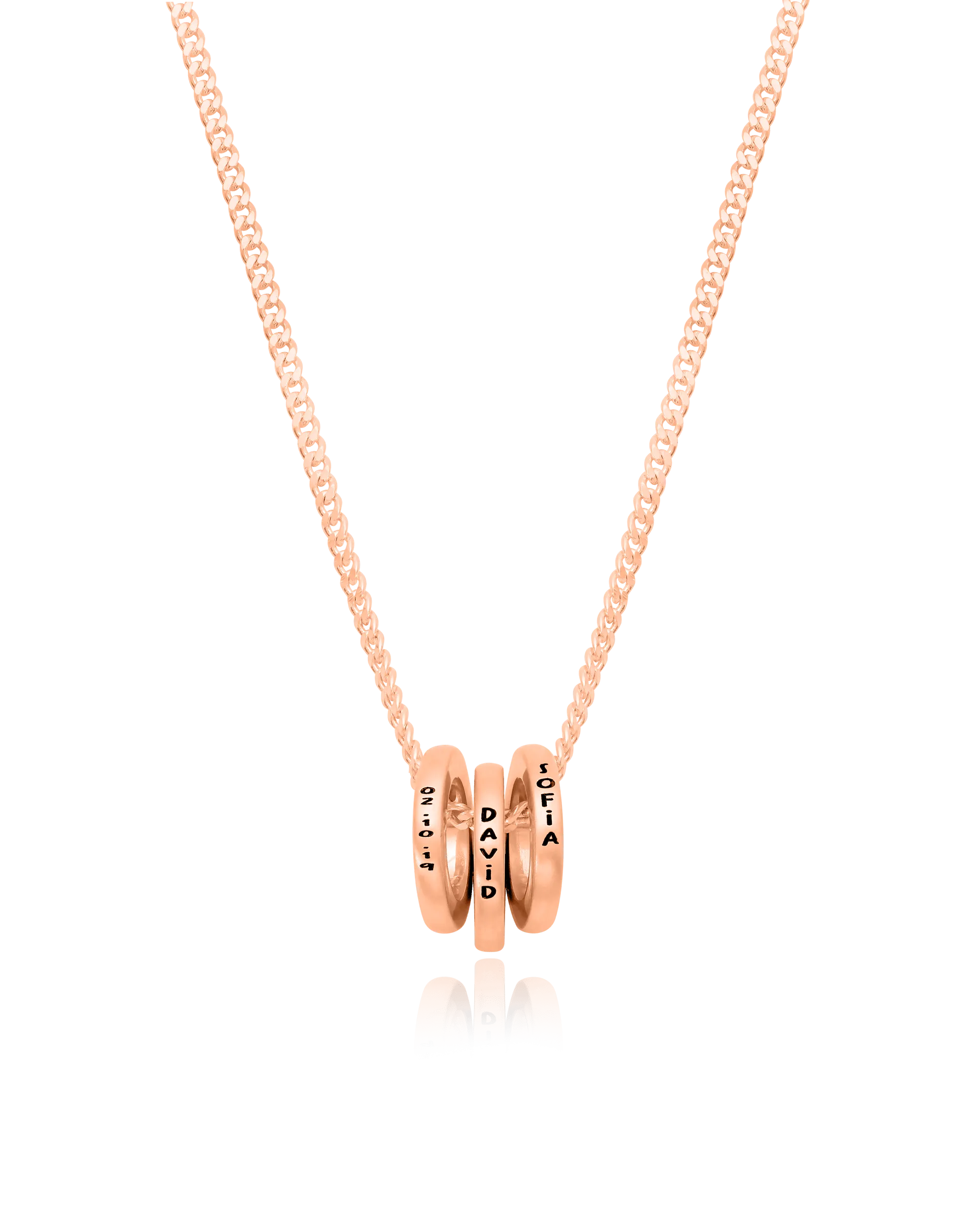 Men Circle of Life Necklace - 18K Gold Vermeil