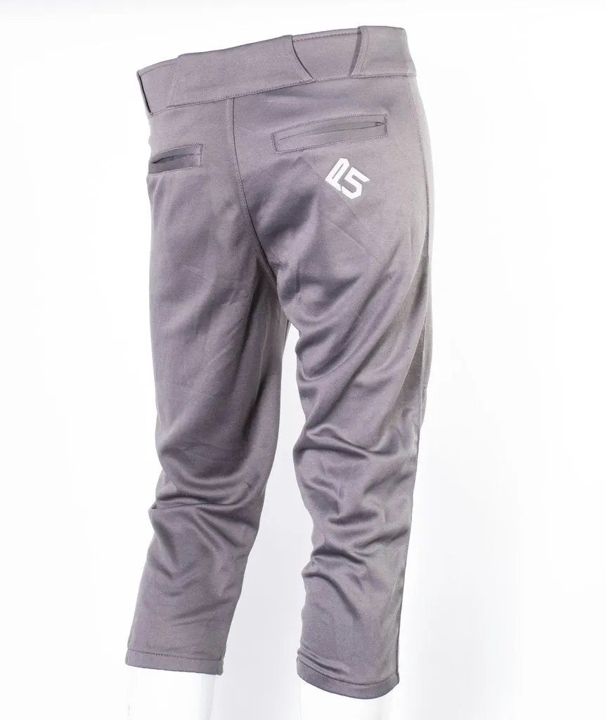 P5 Passe Knicker Style Pant Solid Charcoal